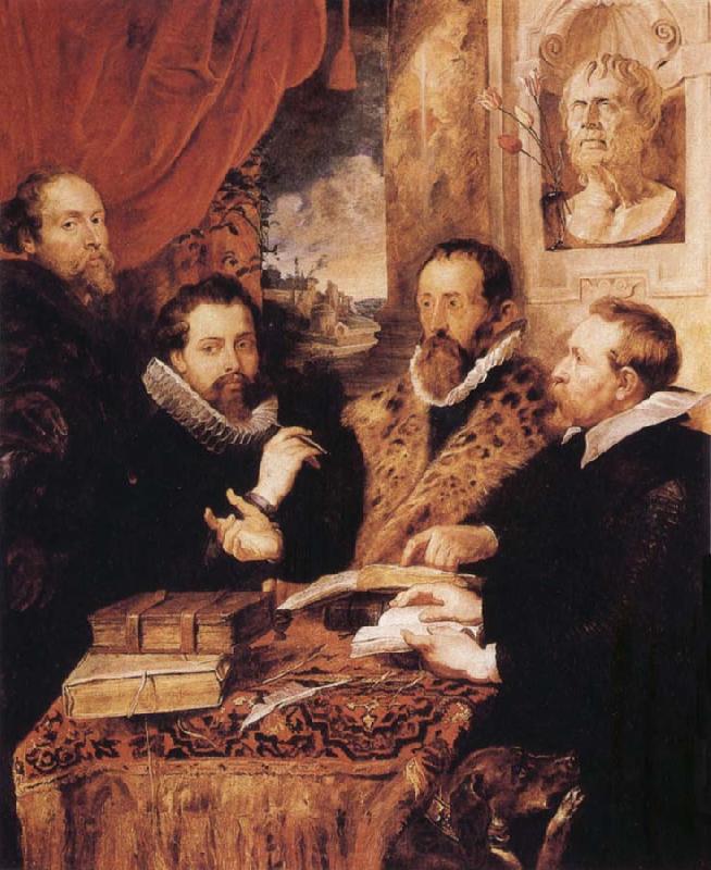 Peter Paul Rubens The Four Philosophers Norge oil painting art